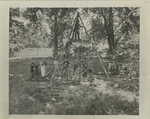 Borings. Hand core-boring rig at work on line of Wallkill pressure tunnel. August 31, 1906.