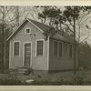 Organization. Hill View reservoir. View showing locker house on Jerome avenue near Hill Viiew reservoir. Contract 30. October 25, 1910.