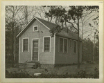 Organization. Hill View reservoir. View showing locker house on Jerome avenue near Hill Viiew reservoir. Contract 30. October 25, 1910.