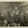 Organization. City tunnel. Celebration ceremonies attending the holing through of the last heading of the City tunnel. Contract 65. January 12, 1914.