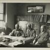 Organization. Catskill aqueduct. Chief Engineer and consulting engineers. Left to right , John R. Freeman, J. Waldo Smith, Chief Engineer, Frederic P. Strearns and William H. Burr. 1907.
