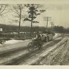 Police. Ashokan, N.Y. Patrolmen-on-Aqueduct. Arresting a violator of the 'Speed' law. January 11, 1915.