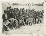 The Sixth Maine Infantry on parade after the Battle of Fredericksburg.