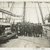 Officers on the deck of the Kearsarge.