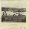 Incidents of the war. Pontoon bridge across the Rappahannock. May 1863