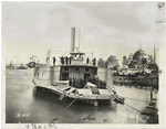 Federal gunboat on the Pamunkey River.