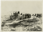 The U-58, captured by the U.S.S. Fanning and U.S.S. Nicholson.