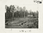 Trench construction at a training camp.