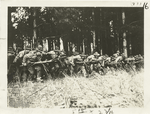 Machine gunners of the Twenty-ninth Division at Camp McClellan.