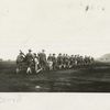 Drill with dummy guns at Camp Lewis, Washington.