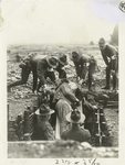 Drill in lifting wounded from the trenches.