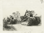 French Renault tanks used by American troops.