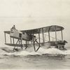 N-1 seaplane taxiing at high speed.