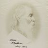 Autographed unmounted photo of Whitman sent to O'Connor in May 1882, in the original wrappers.
