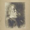 Copy photograph of portrait of Walt Whitman painted by Thomas Eakins