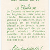 Le Crapaud.
