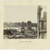 Incidents of the war : ruins of Petersburg and Richmond railroad bridge, across the James.