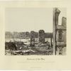 Incidents of the war : ruins of Petersburg and Richmond railroad bridge, across the James.