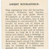 Sweet Wivelsfield.