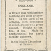 Flower vase (England)