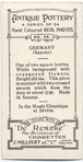 Square bottle (Germany, Saxony).