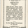 Vase (Germany, Saxony)