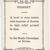 Bowl, or soup tureen (Piemont)