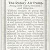 Rotary Air Pump.