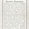 Electric Generator.