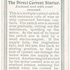 Direct Current Starter.