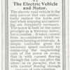 Electric Vehicle and Motor.