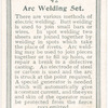 Arc Welding Set.