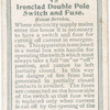 Ironclad Double Pole Switch and Fuse.