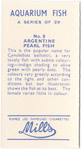 Argentine Pearl Fish.