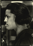 Woman, of Italian or Mediterranean family