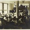 Workroom in a wholesale millinery establishment