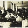 Crowded workroom on Broadway