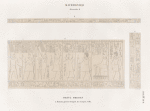 Macedonier. Alexander II. Oestl[iches] Theben [Thebes]: a. Karnak, grosser Tempel; b.c. Luqsor [Luxor], Cella.