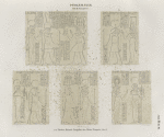 Ptolemaeer. Ptol. III. Euergetes I.  a-e.Theben [Thebes]. Karnak. Propylon des Chôns [Khonsu]-Tempels. [Plan T.]