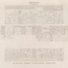 Ptolemaeer. Ptol. IV. Philopator I. Edfu [Idfû]. Grosser Tempel: a. Säulenhalle; b. Aus einem innern Raume; c. Tempel von Dakkeh [el-Dakka].