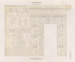 Ptolemaeer. Ptol. V Epiphanes.  Philae. Eingang zu Tempel E.  [Fortsetzung auf Blatt 19.]