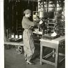 Woman munitions worker at the Frankfort Arsenal.