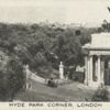 Hyde Park Corner, London.