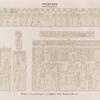 Ptolemaeer. Ptol. IX Euergetes II.  Theben [Thebes]: a. Karnak, Tempel U; b-e. Medînet Hâbu, Tempel LL, Raum C.