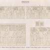 Ptolemaeer. Ptol. IX Euergetes II.  a-c. Theben [Thebes]. Medînet Hâbu. Tempel LL, Raum D. [c] Raum C;  d.e. Edfu [Idfû]. Grosser Tempel, aeussere Westwand der Cella.
