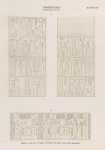 Ptolemaeer. Ptol. IX Euergetes II.  Ombos: a. Kleiner Tempel; b. Grosser Tempel, erste Säulenhalle.