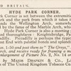 Hyde Park Corner, London.