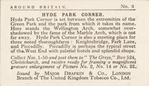 Hyde Park Corner, London.