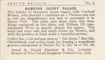 Hampton Court Palace.
