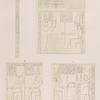 Ptolemaeer. Ptol. X Soter II.  a. Theben [Thebes]. Medînet Hâbu. Tempel JJ, Raum D; b. El Kab [el-Kab]. Felsentempel; c.d. Edfu [Idfû]. Grosser Tempel.